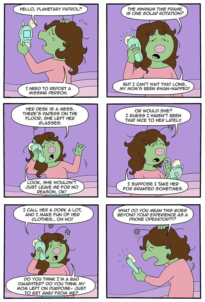 These 33 New Comics Continue The Story Of A Human Girl Raised By Aliens