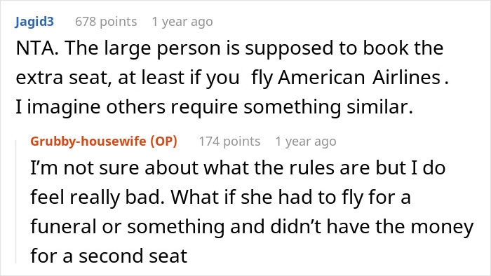 Plus‑Size Woman Traps A Panicking Passenger In Their Seat, Starts Crying When They Ask To Switch Seats