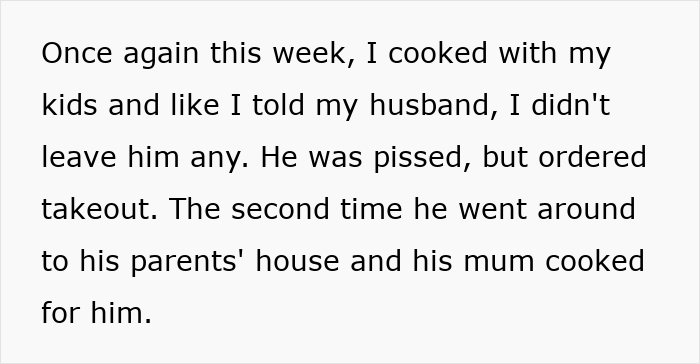 Woman Refuses To Cook For Husband After He Insults Her In Front Of Friends, He Runs To His Mom To Complain