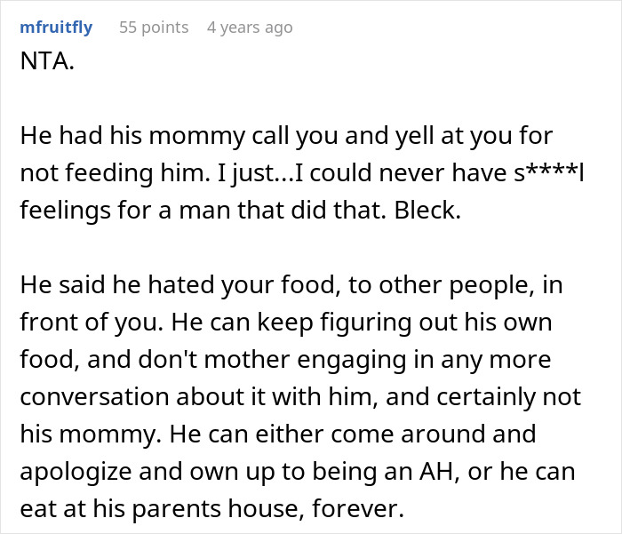 Woman Refuses To Cook For Husband After He Insults Her In Front Of Friends, He Runs To His Mom To Complain