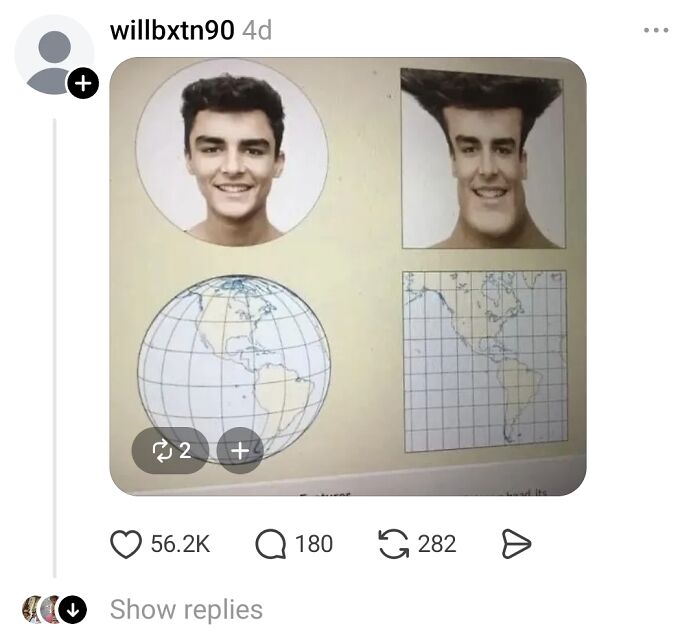 Person Wonders Why Some Bigger Countries Look Small On Maps, People Explain It To Him Like He’s 10