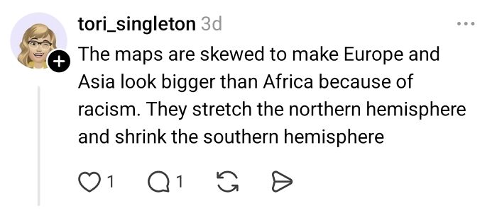 Person Wonders Why Some Bigger Countries Look Small On Maps, People Explain It To Him Like He’s 10