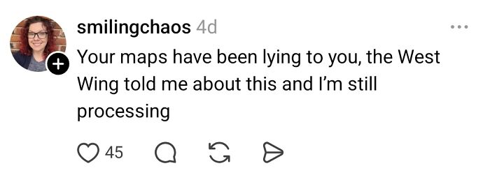 Person Wonders Why Some Bigger Countries Look Small On Maps, People Explain It To Him Like He’s 10