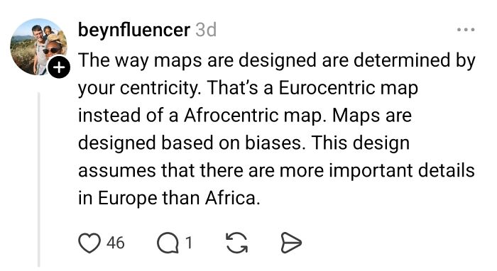Person Wonders Why Some Bigger Countries Look Small On Maps, People Explain It To Him Like He’s 10