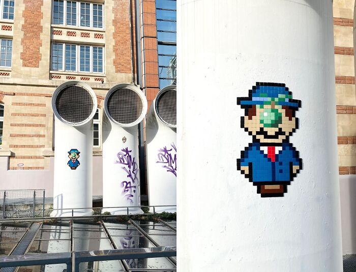 This Artist Hides Pixel-Style Mosaics In Cities Around The World, And Here Are 80 Of Them