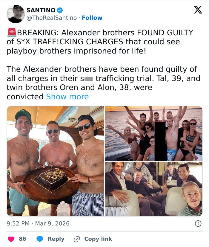 Infamous Luxury Real Estate Brothers Learn Their Fate In Human Trafficking Case After Horrifying Testimonies