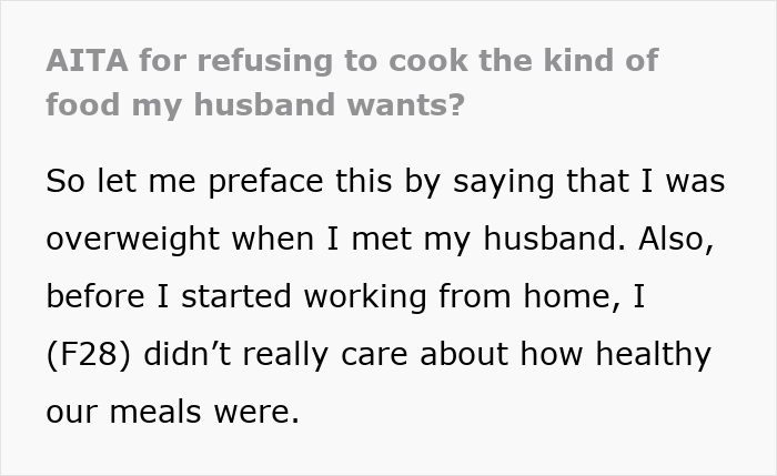 41YO Man-Child Demands Junk-Food Diet, Furious Wife Serves Him A Brutal Reality Check 41YO Man-Child Demands Junk-Food Diet, Furious Wife Serves Him A Brutal Reality Check
