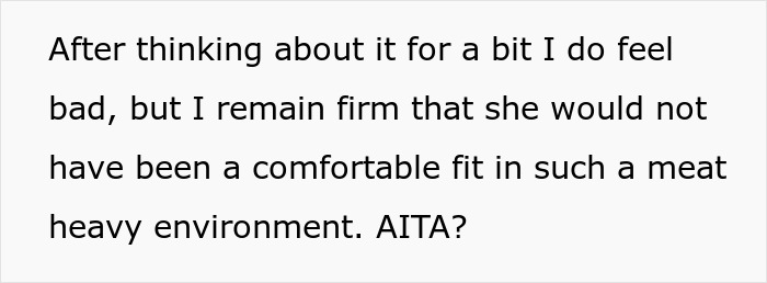 Vegan Chef Applies To Run Meat-Heavy Grill Kitchen, Interview Ends In Meltdown As She Gets Rejected