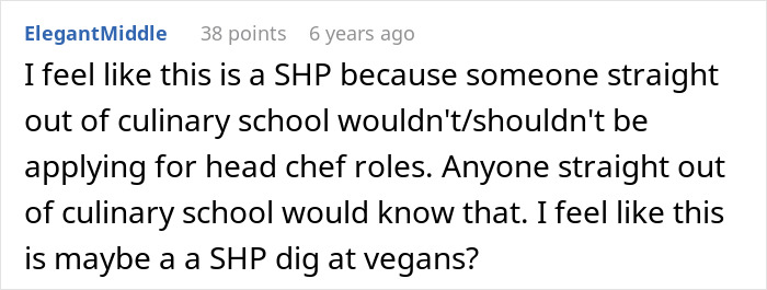 Vegan Chef Applies To Run Meat-Heavy Grill Kitchen, Interview Ends In Meltdown As She Gets Rejected
