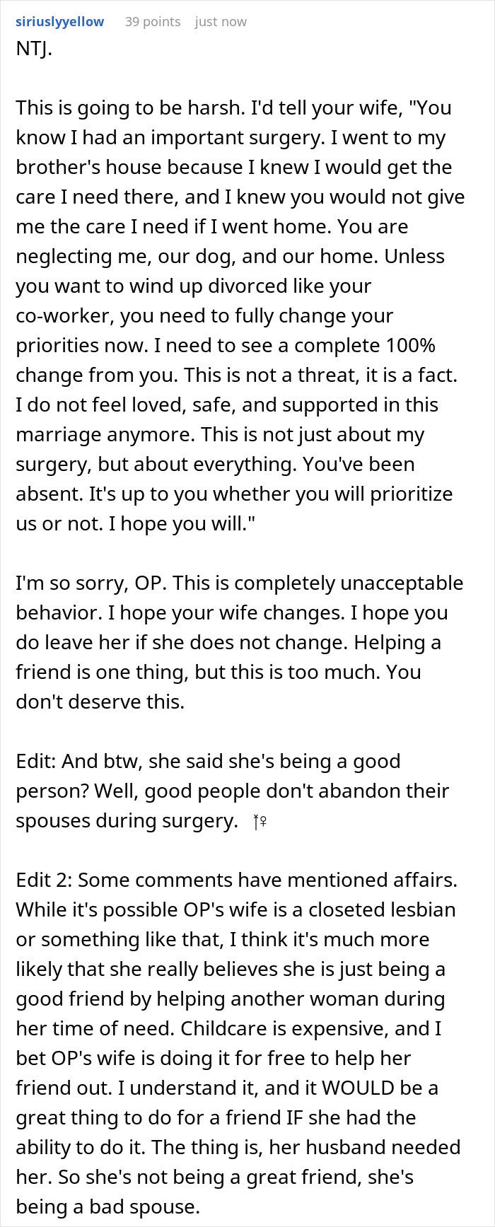 Wife Misses Hubby’s Surgery To Be There For Coworker Going Through Divorce, He Packs Up And Leaves