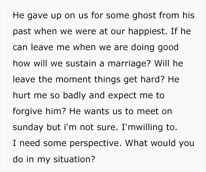 Man Falls Into Deep Regret After Ditching Fiancée To Chase “The One That Got Away” Man Falls Into Deep Regret After Ditching Fiancée To Chase “The One That Got Away”