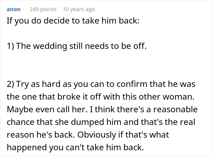 Man Falls Into Deep Regret After Ditching Fiancée To Chase “The One That Got Away” Man Falls Into Deep Regret After Ditching Fiancée To Chase “The One That Got Away”