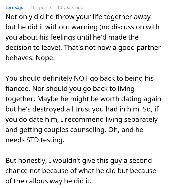 Man Falls Into Deep Regret After Ditching Fiancée To Chase “The One That Got Away” Man Falls Into Deep Regret After Ditching Fiancée To Chase “The One That Got Away”