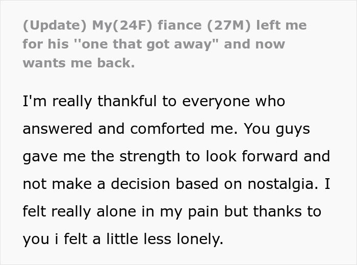 Man Falls Into Deep Regret After Ditching Fiancée To Chase “The One That Got Away” Man Falls Into Deep Regret After Ditching Fiancée To Chase “The One That Got Away”