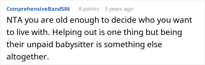 Mom Turns Oldest Daughter Into A Nanny Of Her 5 Kids, Then Gets Upset She Wants To Move In With Dad