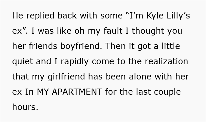 BF Lets GF Use His Apartment To Catch Up With Her Old “Friend,” Loses It After Learning It’s Her Ex BF Lets GF Use His Apartment To Catch Up With Her Old “Friend,” Loses It After Learning It’s Her Ex