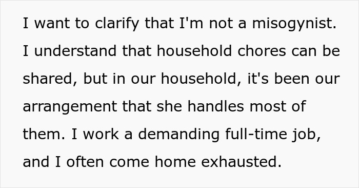 Delusional Guy Believes He Shouldn’t Help Out Pregnant Wife As He’s The Breadwinner, Gets Snubbed Delusional Guy Believes He Shouldn’t Help Out Pregnant Wife As He’s The Breadwinner, Gets Snubbed
