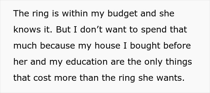 Woman’s Dream Ring Comes With An $18,000 Price Tag, Fiancé Has To Fork Out Or Walk Out Woman’s Dream Ring Comes With An $18,000 Price Tag, Fiancé Has To Fork Out Or Walk Out
