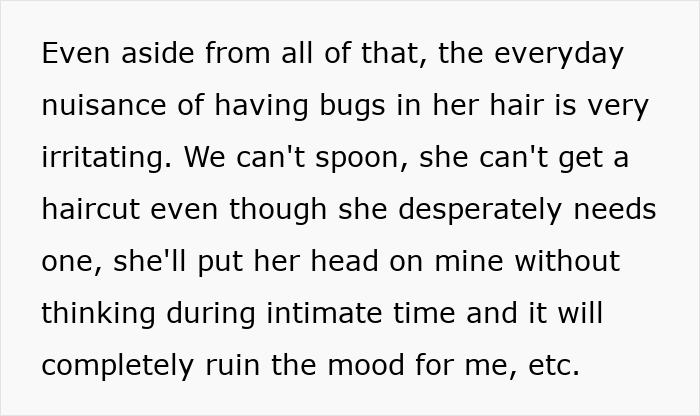 Wife Refuses To Treat Her Lice For Months, His Drastic &ldquo;No Whoopee&rdquo; Ultimatum Finally Works