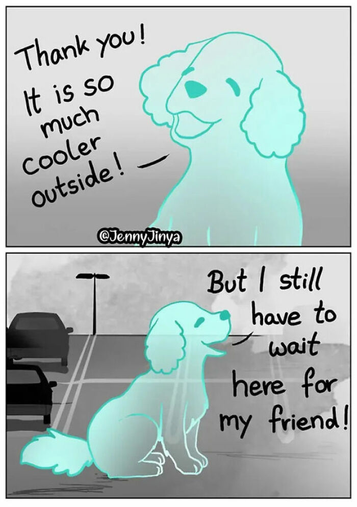 Artist Who Made People Cry With Her Grim Reaper Animal Comics Is Back With New Tearjerkers (7 Stories)