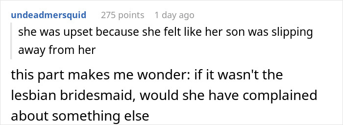 Homophobic MIL Plans To Boycott The Wedding If DIL&rsquo;s Gay MOH Comes, DIL Refuses To Budge