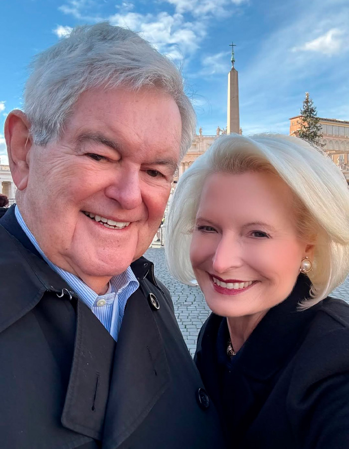 Ambassador, 60, Mocked Over Filtered Selfies That Contrast Sharply With Husband&rsquo;s Appearance