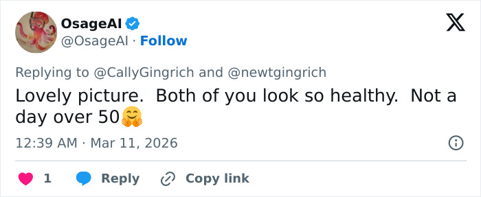 Ambassador, 60, Mocked Over Filtered Selfies That Contrast Sharply With Husband&rsquo;s Appearance