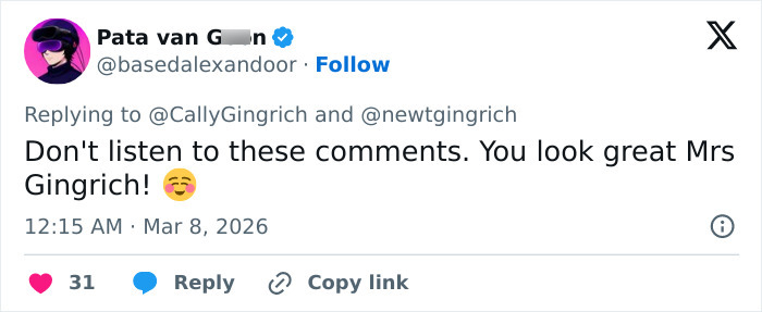 Ambassador, 60, Mocked Over Filtered Selfies That Contrast Sharply With Husband&rsquo;s Appearance