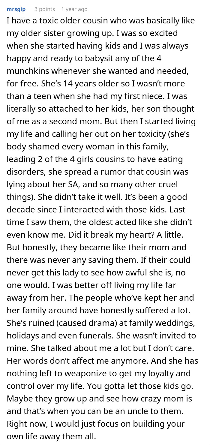 Man Is Sad To See Niblings Being Brainwashed To Hate Him, Decides To Cut Contact With Family