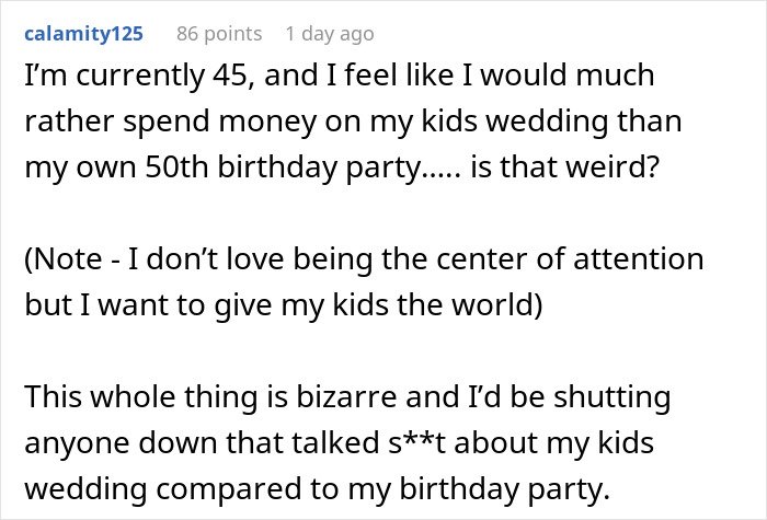 Man Doesn’t Care If Mom’s Birthday Upstages His Wedding, Regrets It When Guests Start Comparing: “Huge Jerk” Man Doesn’t Care If Mom’s Birthday Upstages His Wedding, Regrets It When Guests Start Comparing: “Huge Jerk”