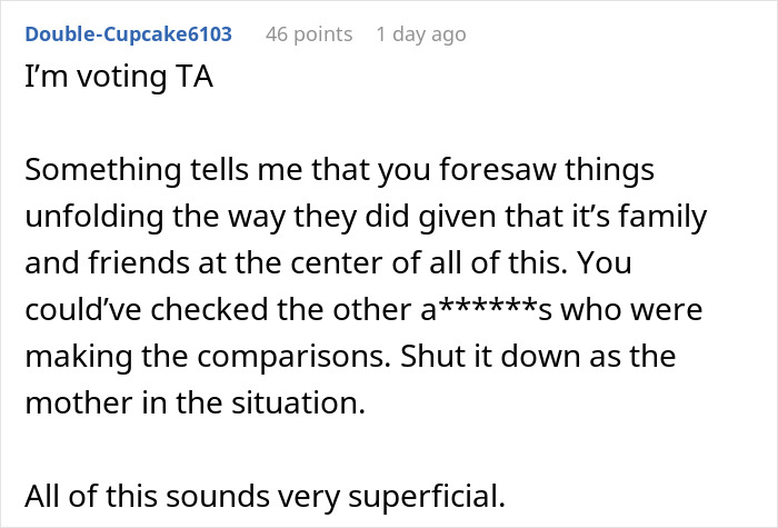 Man Doesn’t Care If Mom’s Birthday Upstages His Wedding, Regrets It When Guests Start Comparing: “Huge Jerk” Man Doesn’t Care If Mom’s Birthday Upstages His Wedding, Regrets It When Guests Start Comparing: “Huge Jerk”