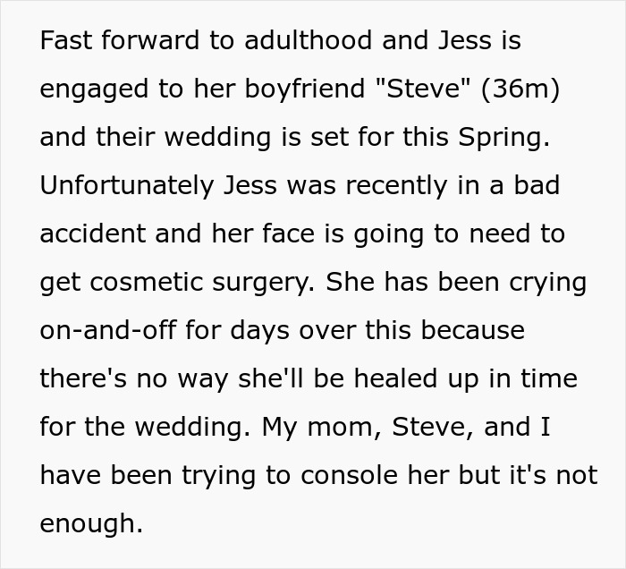 Woman Flabbergasted After Mom Offers An Absolutely Unhinged Idea To Save Her Twin Sister’s Wedding Woman Flabbergasted After Mom Offers An Absolutely Unhinged Idea To Save Her Twin Sister’s Wedding