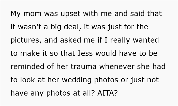 Woman Flabbergasted After Mom Offers An Absolutely Unhinged Idea To Save Her Twin Sister’s Wedding Woman Flabbergasted After Mom Offers An Absolutely Unhinged Idea To Save Her Twin Sister’s Wedding