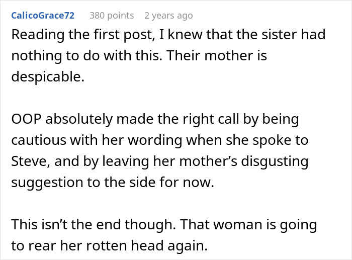 Woman Flabbergasted After Mom Offers An Absolutely Unhinged Idea To Save Her Twin Sister’s Wedding Woman Flabbergasted After Mom Offers An Absolutely Unhinged Idea To Save Her Twin Sister’s Wedding
