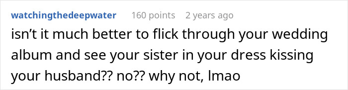 Woman Flabbergasted After Mom Offers An Absolutely Unhinged Idea To Save Her Twin Sister’s Wedding Woman Flabbergasted After Mom Offers An Absolutely Unhinged Idea To Save Her Twin Sister’s Wedding