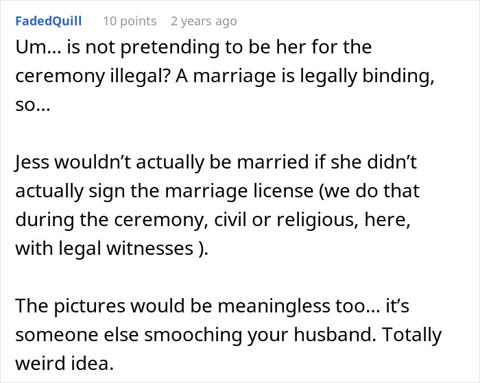 Woman Flabbergasted After Mom Offers An Absolutely Unhinged Idea To Save Her Twin Sister’s Wedding Woman Flabbergasted After Mom Offers An Absolutely Unhinged Idea To Save Her Twin Sister’s Wedding