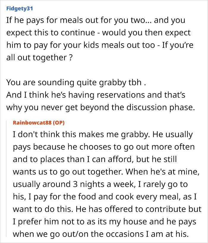 Woman Baffled That Rich Boyfriend Wants To Split Expenses 50/50: “My Partner Earns At Least 3x What I Do” Woman Baffled That Rich Boyfriend Wants To Split Expenses 50/50: “My Partner Earns At Least 3x What I Do”
