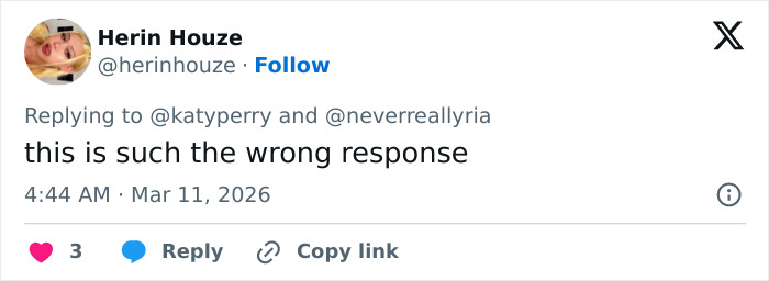 Katy Perry’s “Grim” Response To Struggling Fan Drives Many To Viciously Call Her Out Katy Perry’s “Grim” Response To Struggling Fan Drives Many To Viciously Call Her Out