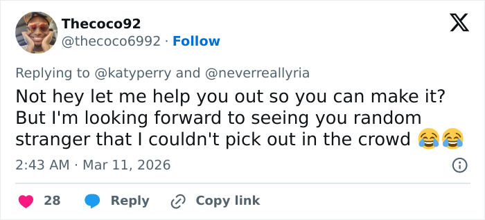 Katy Perry’s “Grim” Response To Struggling Fan Drives Many To Viciously Call Her Out Katy Perry’s “Grim” Response To Struggling Fan Drives Many To Viciously Call Her Out