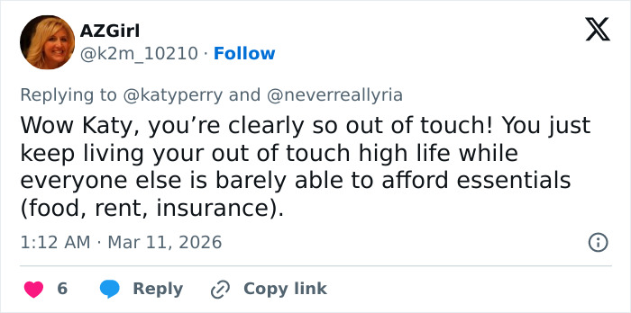 Katy Perry’s “Grim” Response To Struggling Fan Drives Many To Viciously Call Her Out Katy Perry’s “Grim” Response To Struggling Fan Drives Many To Viciously Call Her Out