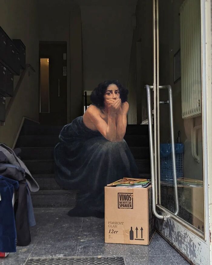 The Best Of Alexey Kondakov: People From Classic Paintings Inserted Into Modern City Life (60 Pics)