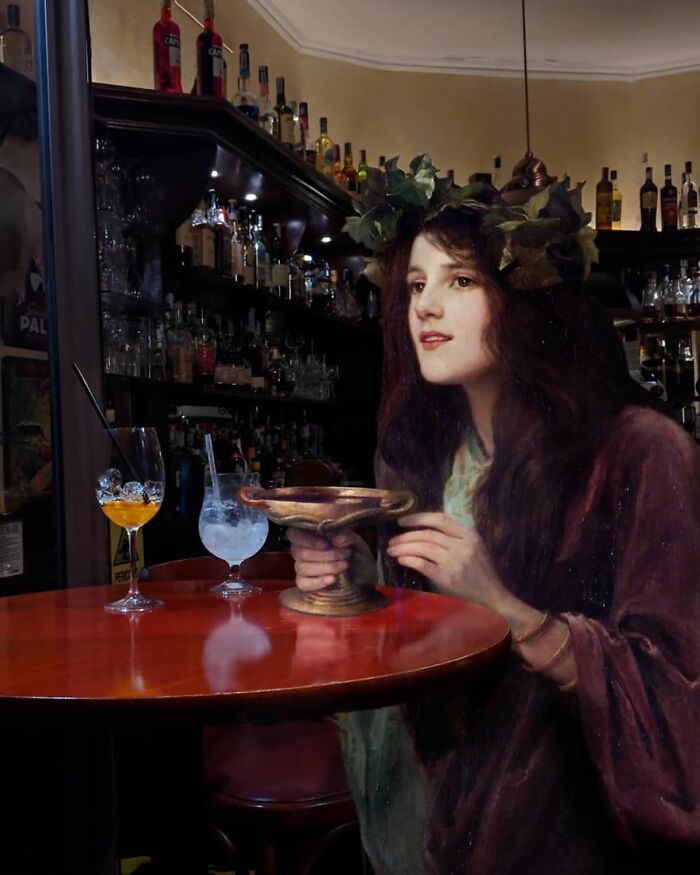 The Best Of Alexey Kondakov: People From Classic Paintings Inserted Into Modern City Life (60 Pics)