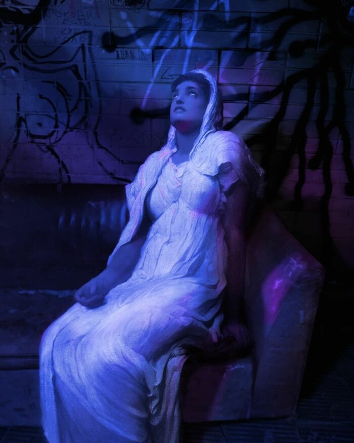 The Best Of Alexey Kondakov: People From Classic Paintings Inserted Into Modern City Life (60 Pics)