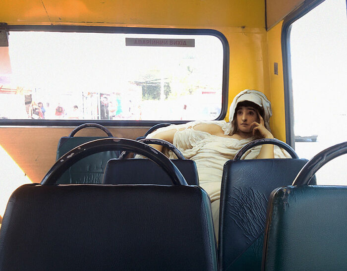 The Best Of Alexey Kondakov: People From Classic Paintings Inserted Into Modern City Life (60 Pics)