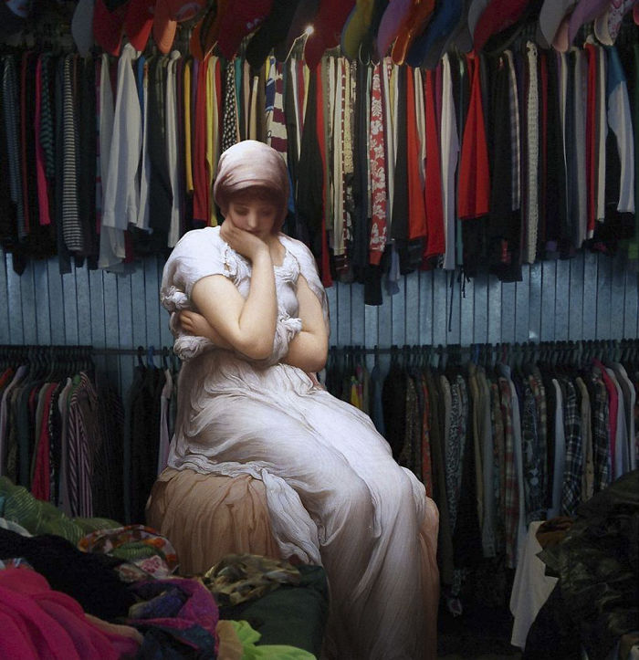 The Best Of Alexey Kondakov: People From Classic Paintings Inserted Into Modern City Life (60 Pics)