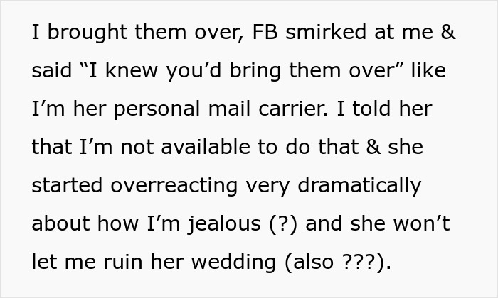 Couple’s Fancy Wedding Invites Keep Getting Misdelivered, Bride Expects Neighbor To Deliver Them Couple’s Fancy Wedding Invites Keep Getting Misdelivered, Bride Expects Neighbor To Deliver Them