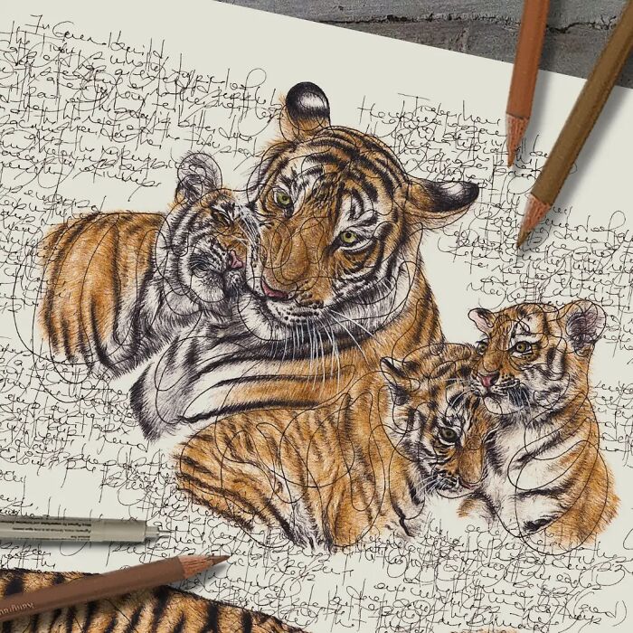 This Artist Turns Wildlife Into Hyper-Detailed Pencil Sketches, And Here Are 34 Of The Best Ones This Artist Turns Wildlife Into Hyper-Detailed Pencil Sketches, And Here Are 34 Of The Best Ones