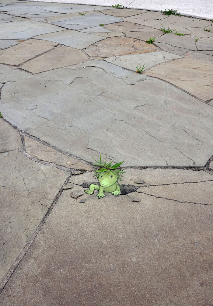 This Artist Turns Everyday Sidewalks Into Adorable 3D Creatures (35 New Pics) This Artist Turns Everyday Sidewalks Into Adorable 3D Creatures (35 New Pics)