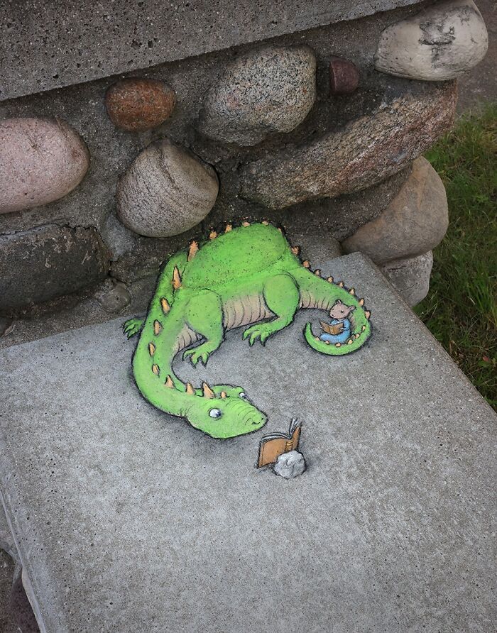 This Artist Turns Everyday Sidewalks Into Adorable 3D Creatures (35 New Pics) This Artist Turns Everyday Sidewalks Into Adorable 3D Creatures (35 New Pics)