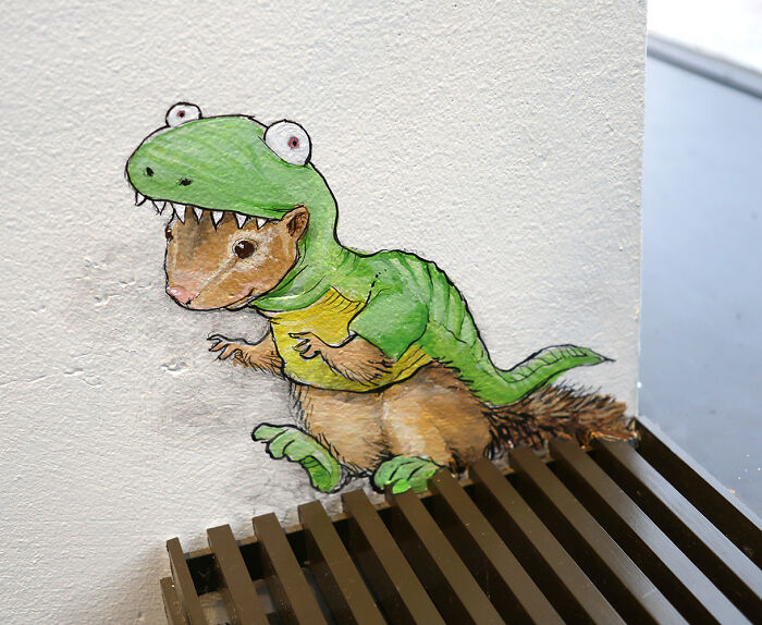 This Artist Turns Everyday Sidewalks Into Adorable 3D Creatures (35 New Pics) This Artist Turns Everyday Sidewalks Into Adorable 3D Creatures (35 New Pics)